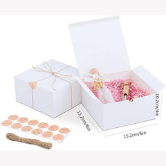 12pcs Gift Boxes Paper Gift Boxes With Lids For Wedding Birthday Party