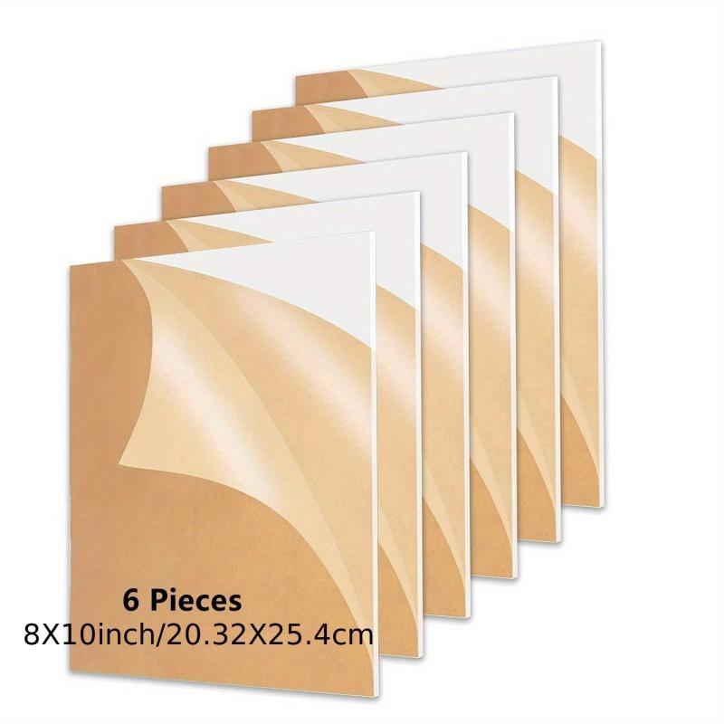 6pcs Square Panel Clear Acrylic Sheet Crafting DIY Wedding Sign Display