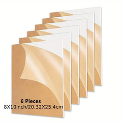 6pcs Square Panel Clear Acrylic Sheet Crafting DIY Wedding Sign Display
