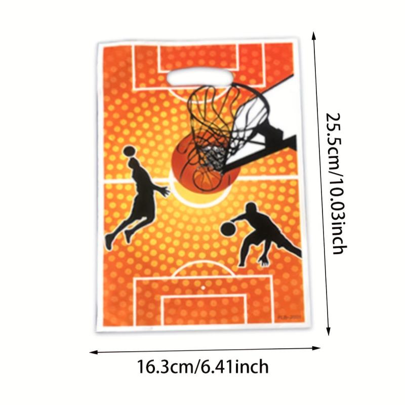 10pcs Football Pearlescent Film Gift Bags, Party Favor Candy Bags