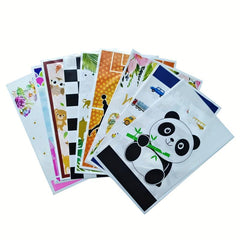 10pcs Football Pearlescent Film Gift Bags, Party Favor Candy Bags