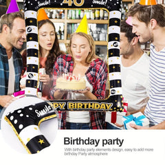 Adult Birthday Photo Booth Props 18th 30th 40th 50th 60th Funny Selfie