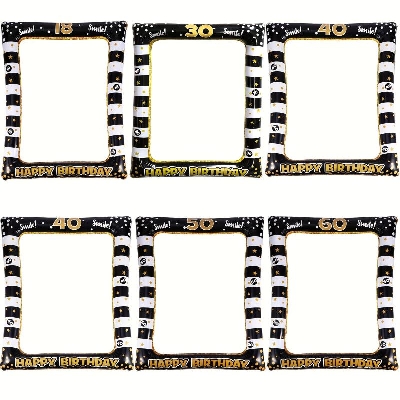 Adult Birthday Photo Booth Props 18th 30th 40th 50th 60th Funny Selfie