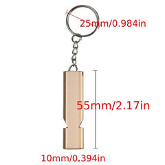 Dual Frequency Survival Whistle Aluminum Alloy