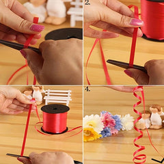 100 Yards Ribbon & Balloons for Weddings, Birthdays, Parties
