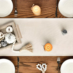 Pumpkin Leaves Fall Table Runner Kitchen Dining Decoration 33x182 cm