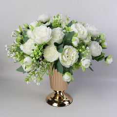 2pcs 19 05cm Metal Flower Vase Table Centerpiece Wedding Decoration