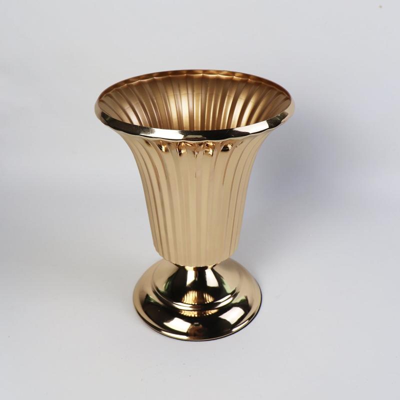 2pcs 19 05cm Metal Flower Vase Table Centerpiece Wedding Decoration