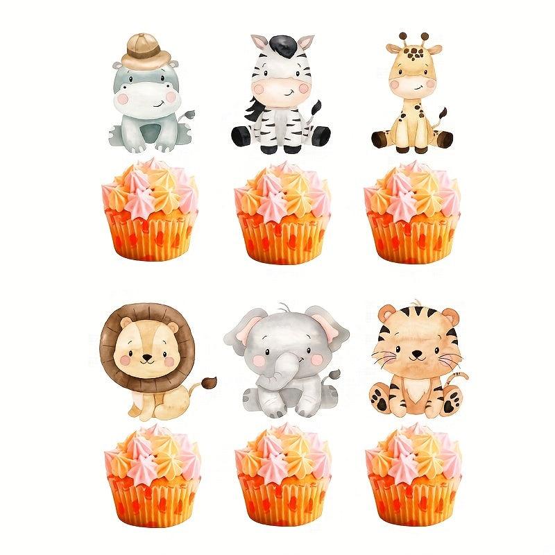 95pcs Jungle Safari Birthday Party Supplies Safari Theme Party Tableware Set