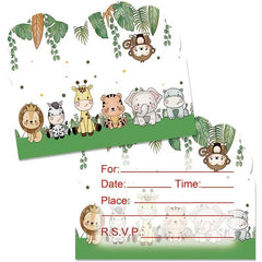 95pcs Jungle Safari Birthday Party Supplies Safari Theme Party Tableware Set
