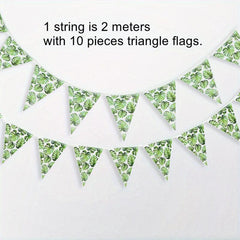 Tropical Palm Leaf Party Tableware Supplies 8 Guests Set