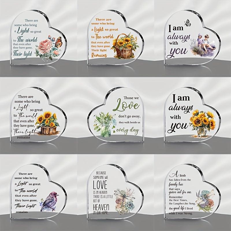 Inspirational Acrylic Ornaments for Kids Birthday Wall Decor Retro Style