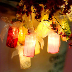 48pcs Glass Candy Bottles with Cork for Events Labels & String