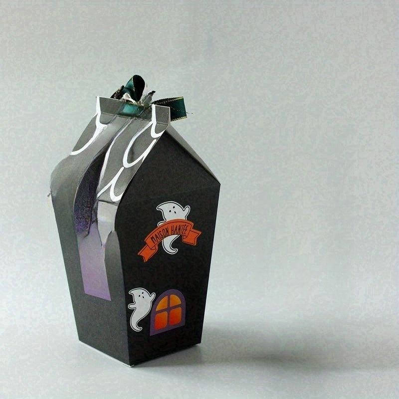 Halloween Candy Box Ghost House Castle Candy Packaging