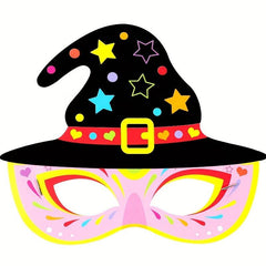 1pc Cartoon Masquerade Party Mask Halloween Role Play Party Decor