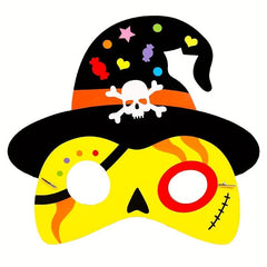 1pc Cartoon Masquerade Party Mask Halloween Role Play Party Decor