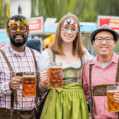 8pcs Beer Party Paper Glasses Fun Photo Props Party Decor