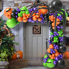 Halloween Pumpkin Bat Spider Balloon Set for Festive Occasions