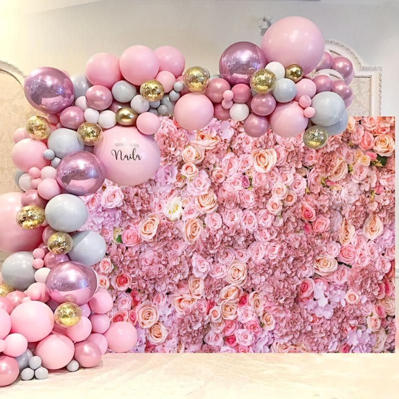 7x5ft Pink Rose Photo Backdrop for Events