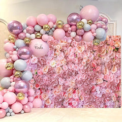 7x5ft Pink Rose Photo Backdrop for Events