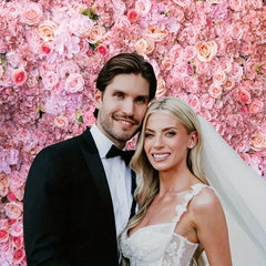 7x5ft Pink Rose Photo Backdrop for Events