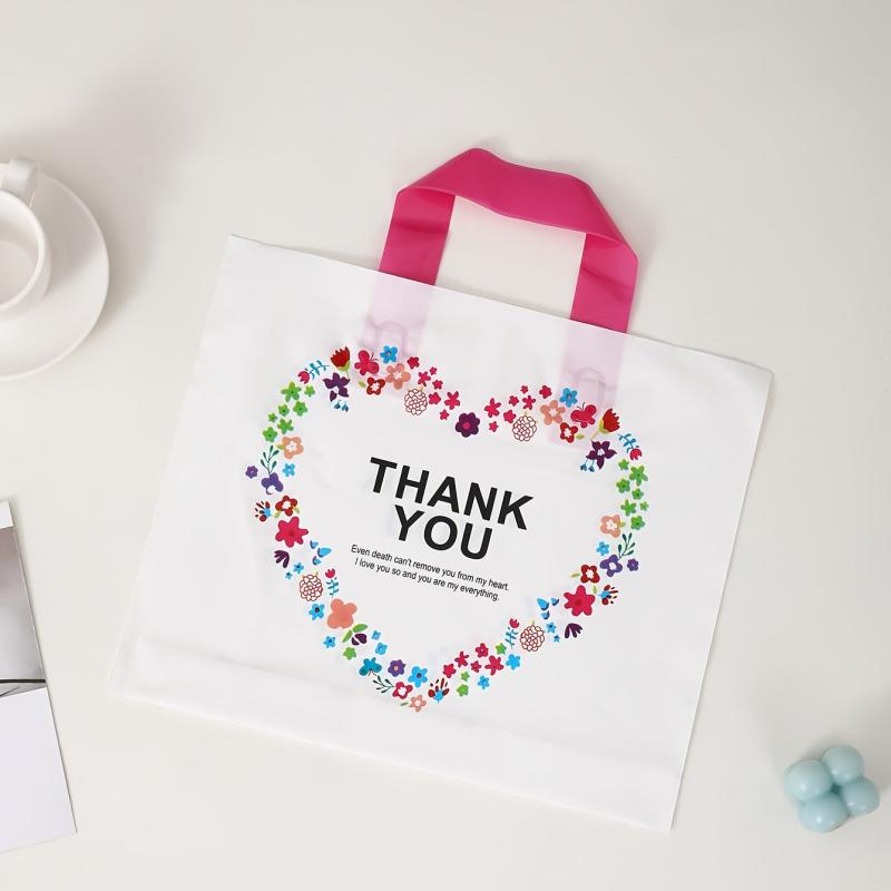 5pcs Heart Shape Bag Christmas Candy Packaging Box