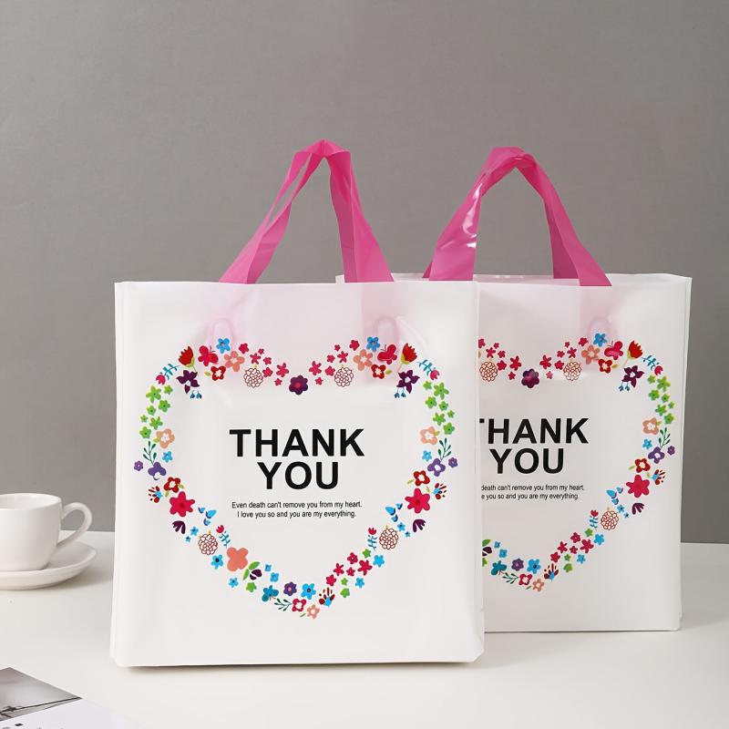 5pcs Heart Shape Bag Christmas Candy Packaging Box
