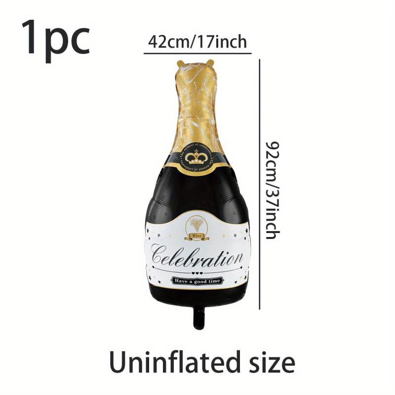 37 Inch Celebration Wine Bottle Aluminum Foil Balloon Party Holiday Supplies