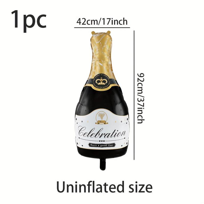 37 Inch Celebration Wine Bottle Aluminum Foil Balloon Party Holiday Supplies