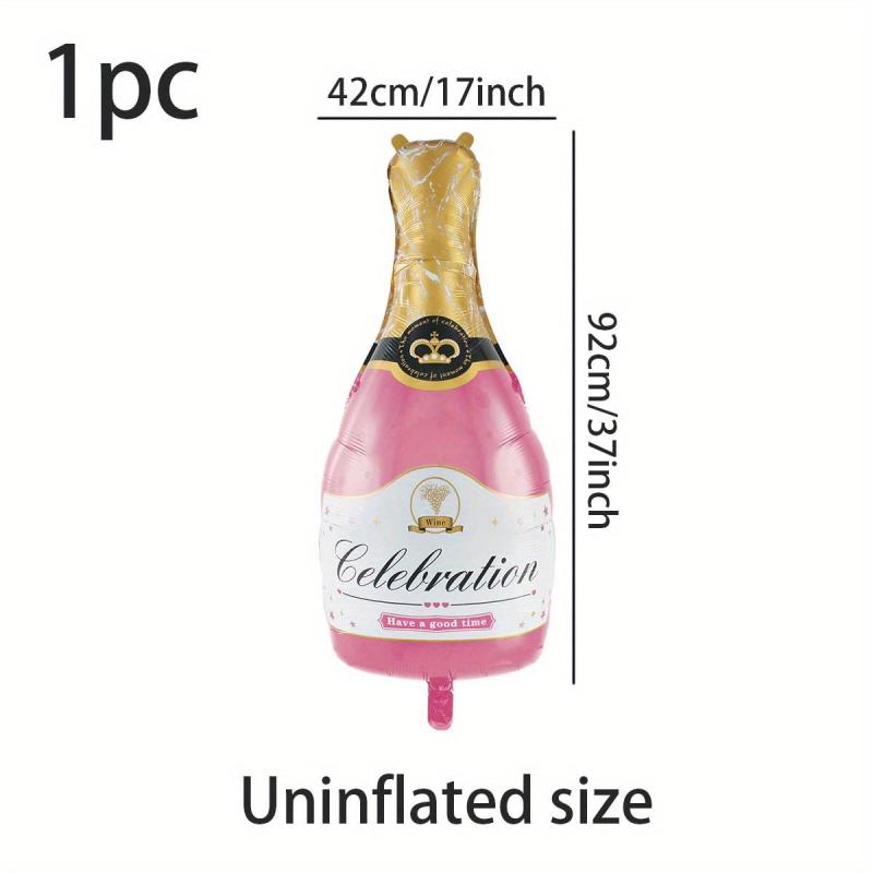 37 Inch Celebration Wine Bottle Aluminum Foil Balloon Party Holiday Supplies