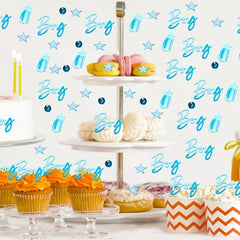 Baby Shower Confetti Boy Decorations Table Party Scene Decoration Supply