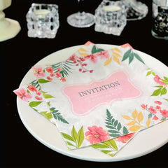 20pcs Colorful Napkins Wedding Birthday Party Decoration