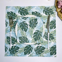 20pcs Green Plant Leaves Napkins Wedding Birthday Party Decoration Tissue