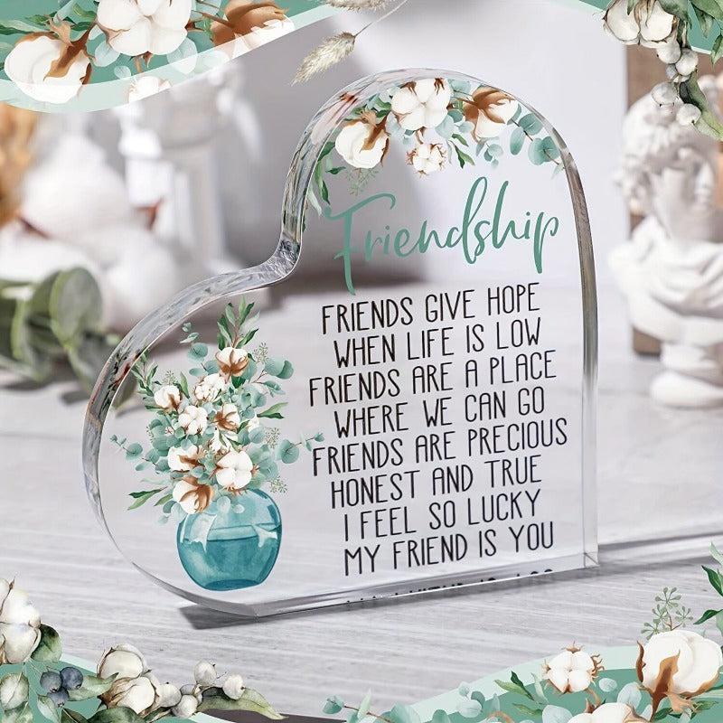 1pc Women Friendship Birthday Bestie Acrylic