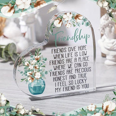 1pc Women Friendship Birthday Bestie Acrylic