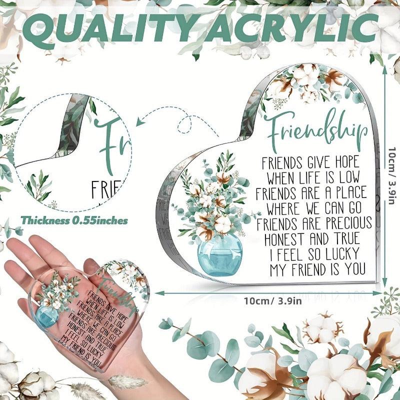 1pc Women Friendship Birthday Bestie Acrylic