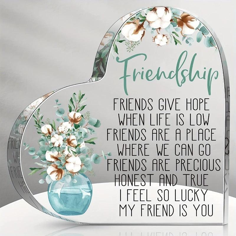 1pc Women Friendship Birthday Bestie Acrylic
