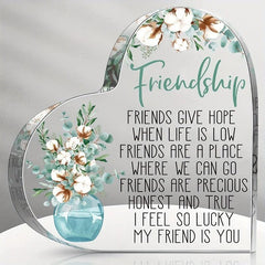 1pc Women Friendship Birthday Bestie Acrylic