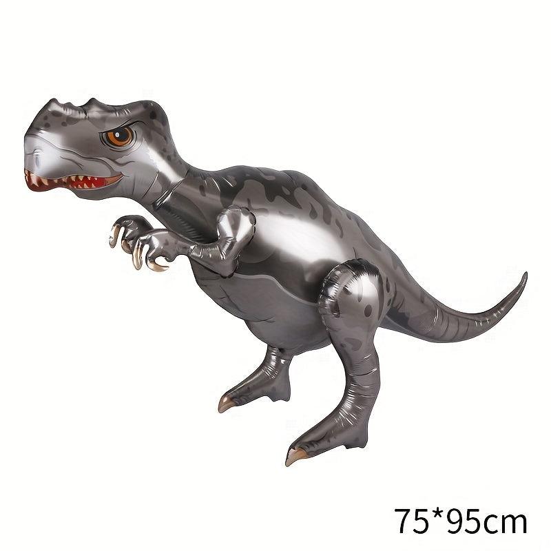 Large 4D Dinosaur Foil Balloons Jungle Animal Birthday Party Decor