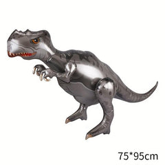 Large 4D Dinosaur Foil Balloons Jungle Animal Birthday Party Decor