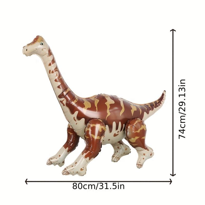 Large 4D Dinosaur Foil Balloons Jungle Animal Birthday Party Decor