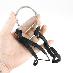 Portable Stainless Steel Wire Chain Saw for Camping Hiking Trekking