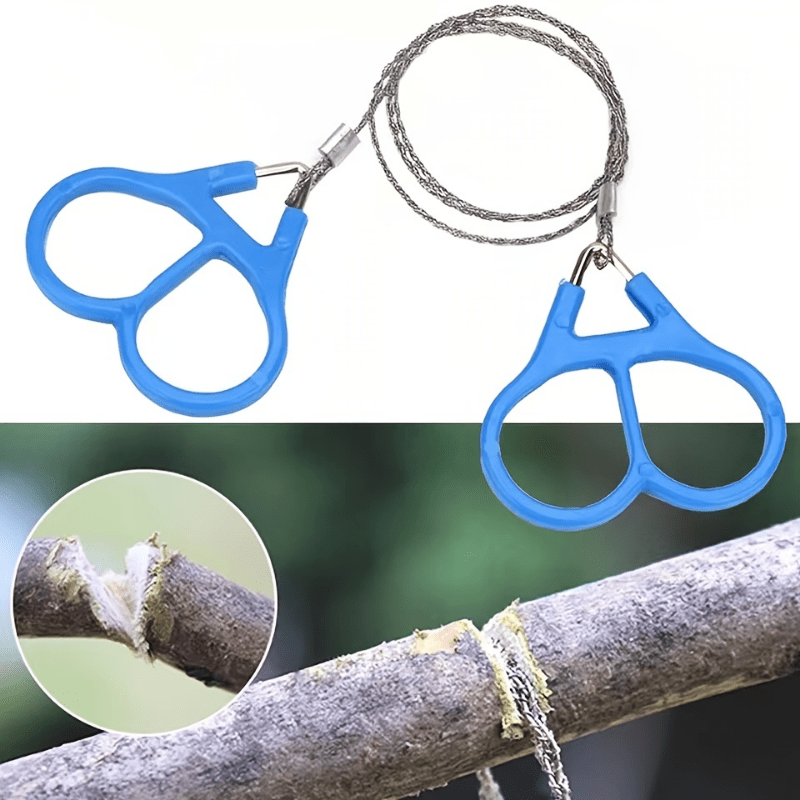 Portable Stainless Steel Wire Chain Saw for Camping Hiking Trekking