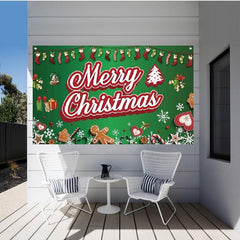 Merry Christmas Banner 109X179 cm