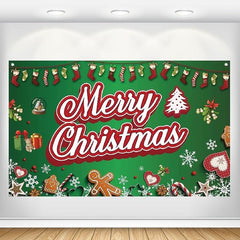 Merry Christmas Banner 109X179 cm