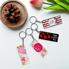 120pcs Acrylic Keychain Kit for DIY Crafts and Parties