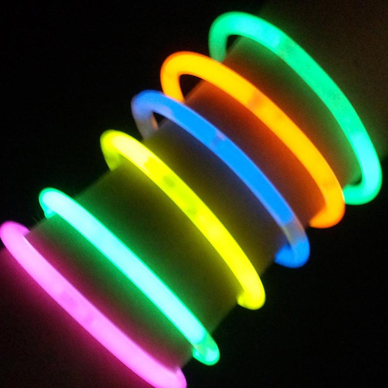 50Pcs Glow Stick Neon Necklace Bracelets Party Light For Wedding Festive