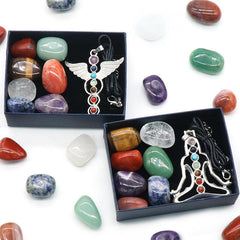 Chakras Energy Stones Crystal Healing Set