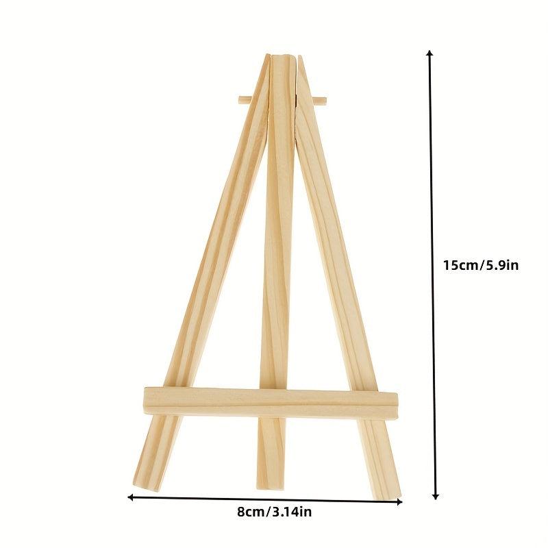 5pcs Mini Artist Wooden Easel Wedding Table Card Stand Display Holder