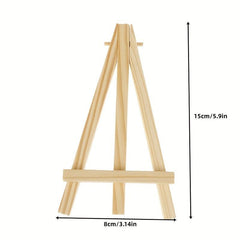 5pcs Mini Artist Wooden Easel Wedding Table Card Stand Display Holder